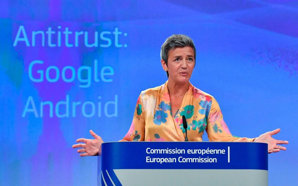 Former European Commission antitrust chief and Danish politician, Margrethe Vestagher