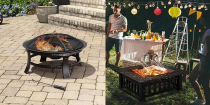 <p><a href="https://www.cosmopolitan.com/lifestyle/g38749251/cheap-fire-pits/" rel="nofollow noopener" target="_blank" data-ylk="slk:Fire pits" class="link ">Fire pits</a> are a great addition to any outdoor space—they’re attractive, practical, and make late-night entertaining more fun. If you don’t have one on your patio, or if it’s time to upgrade to something new, this is your chance to score one for a steal, as Amazon is running a crazy-good sale with several top-rated models priced at $100 or less.</p><p>The sale includes wood-burning, propane, and natural gas fire pits in a range of sizes and styles. Some are also barbecues, and come with grill grates, pokers, and mesh spark screens. Other options double as <a href="https://www.cosmopolitan.com/lifestyle/g38211393/best-online-furniture-stores/" rel="nofollow noopener" target="_blank" data-ylk="slk:furniture" class="link ">furniture</a> and convert to <a href="https://www.cosmopolitan.com/lifestyle/g38017771/best-coffee-tables/" rel="nofollow noopener" target="_blank" data-ylk="slk:coffee tables" class="link ">coffee tables</a> and side tables, with a center insert to cover lava rocks. </p><p>Whether you're looking for a large fire pit to pair with your outdoor sectional or are in the market for something small to set next to your bistro set, here are the best deals to shop right now, because prices this low likely won't last very long. </p>
