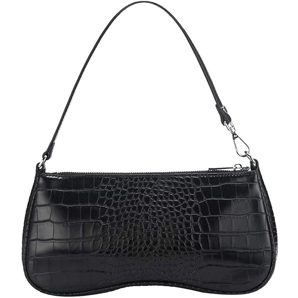 JW PEI vegan leather crocodile purse