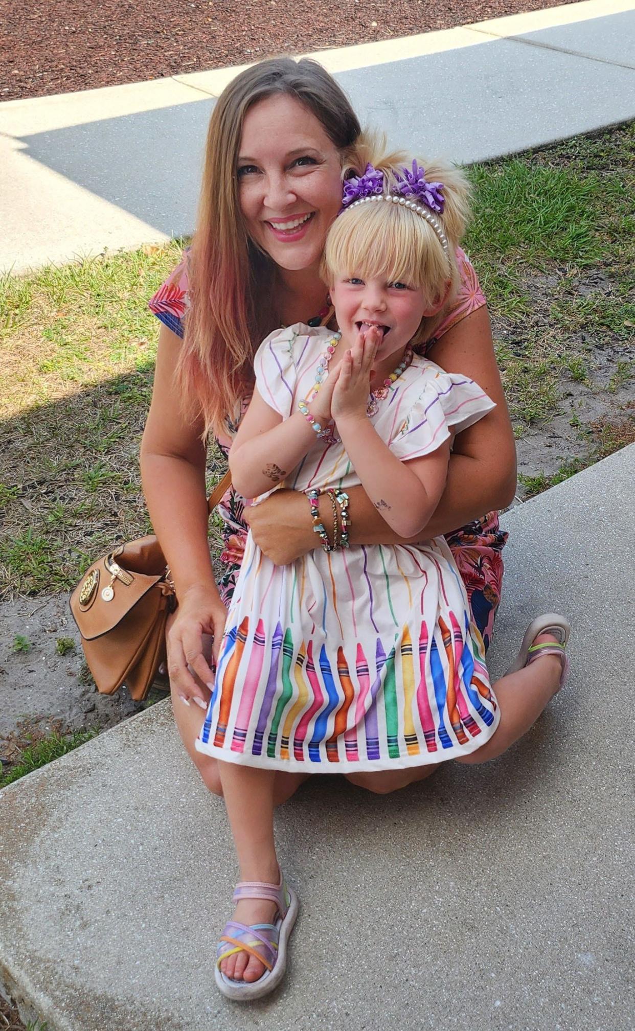 Dana Landin, 47, and her 4-year-old daughter, Zoey.