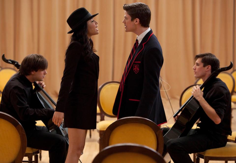 Naya Rivera, Grant Gustin