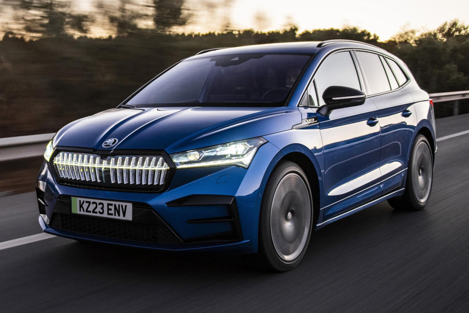 2024 Skoda Enyaq vRS blue