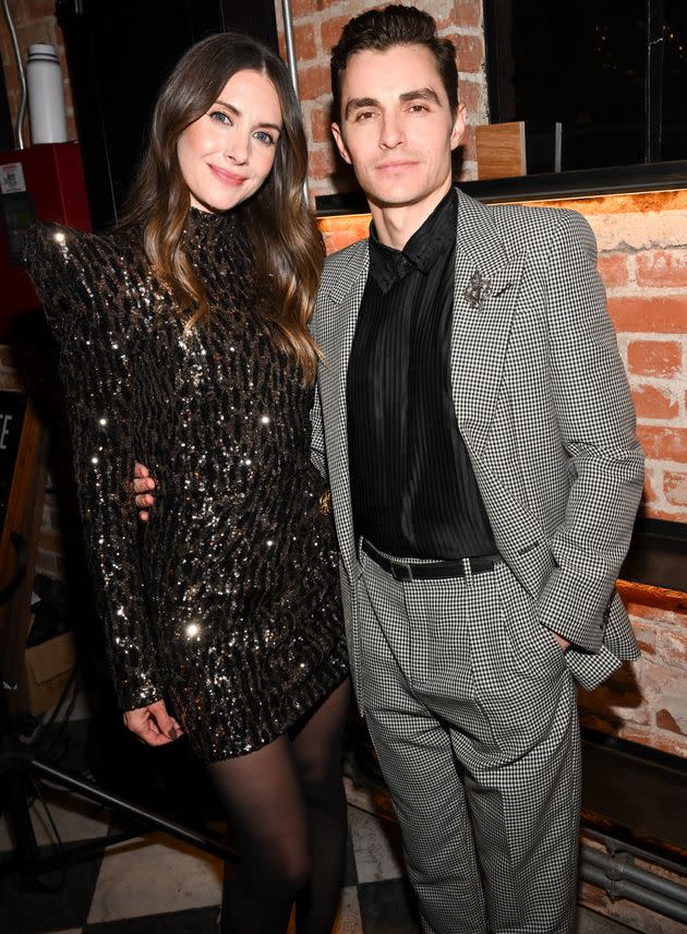 Alison Brie and Dave Franco at the premiere of 