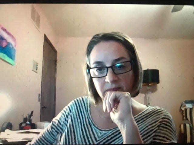 Diane Salkie, remedial project manager for the former Ciba-Geigy Superfund site, at a Zoom Webinar held Jan. 17, 2022 and sponsored by Save Barnegat Bay.