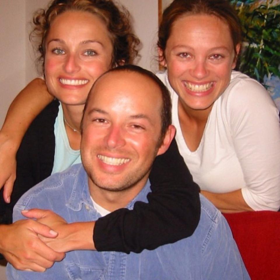 Giada De Laurentiis with her late brother Dino and sister Eloisa