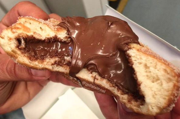 Who can turn down a Nutella doughnut?