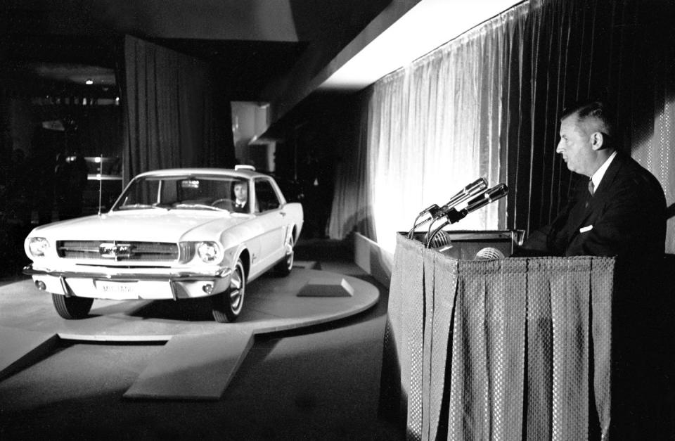 1964 world's fair ford mustang introduction