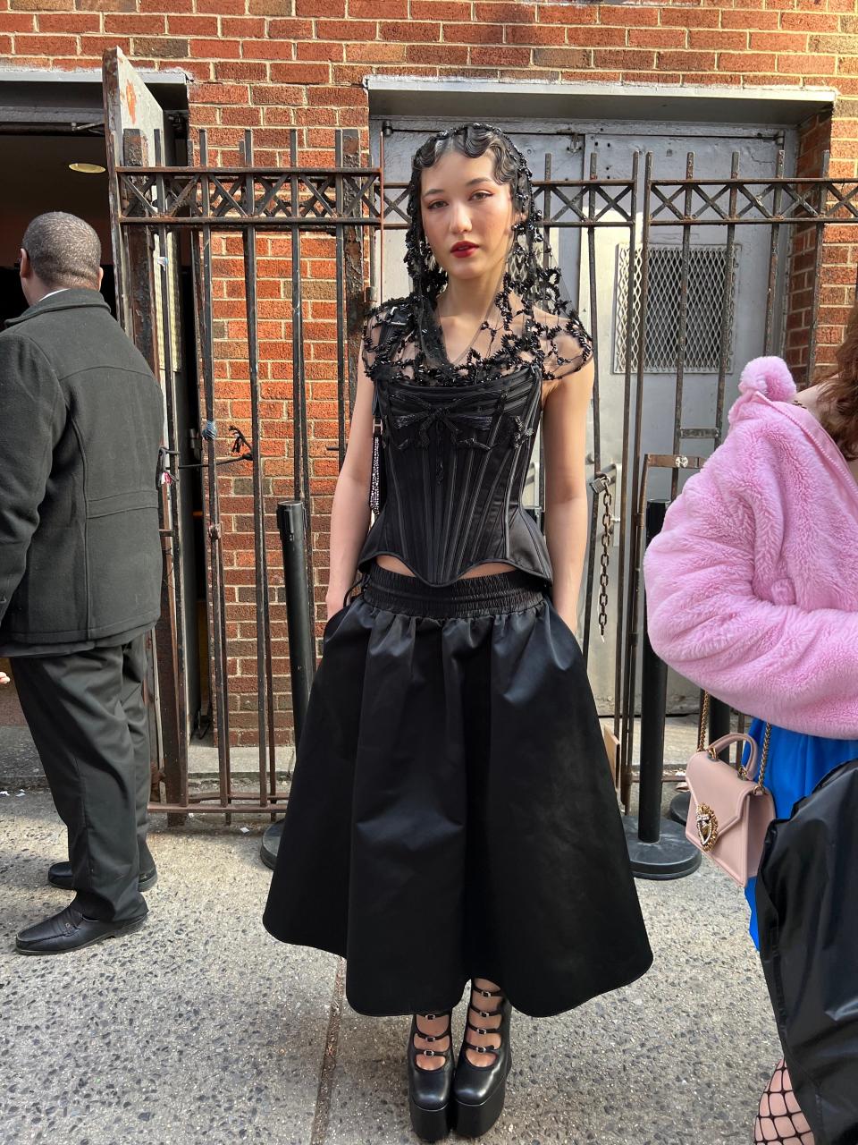 Ashley Rous at New York Fashion Week 2023.