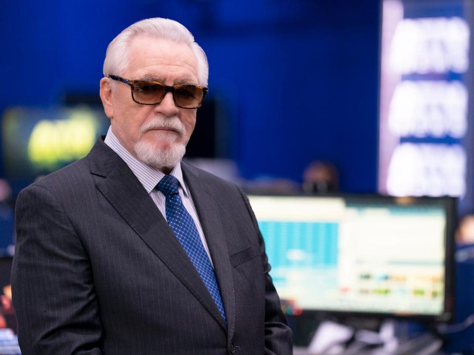 Brian Cox as Logan Roy on "Succession."