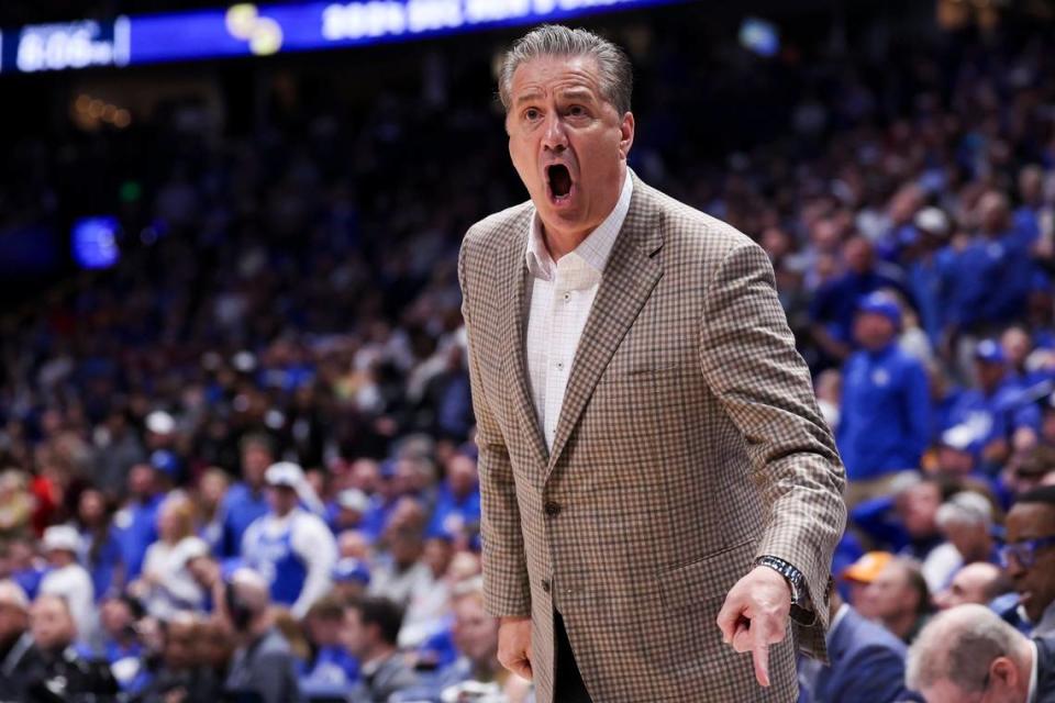 John Calipari will coach Kentucky in the NCAA Tournament for the 12th time when the South Region No. 3 seed Wildcats open Thursday night against No. 14 seed Oakland. Overall, Calipari is 32-10 in NCAA tourney contests as UK head man. However, after going 22-4 in the first five NCAA Tournaments (2010-2015) in which he coached UK, Calipari is 10-6 in the six most recent (2016 through 2023) NCAA tourneys in which he has coached the Cats.