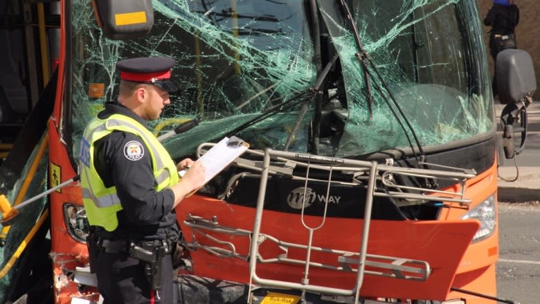 Mississauga bus, SUV collide in Etobicoke injuring 11