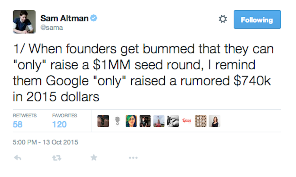 sam altman tweet