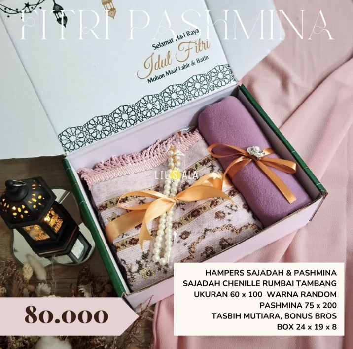 Eid Hamper Pashmina Set. (PHOTO: Shopee)