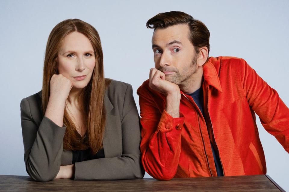 Catherine Tate and David Tennant  (PA)