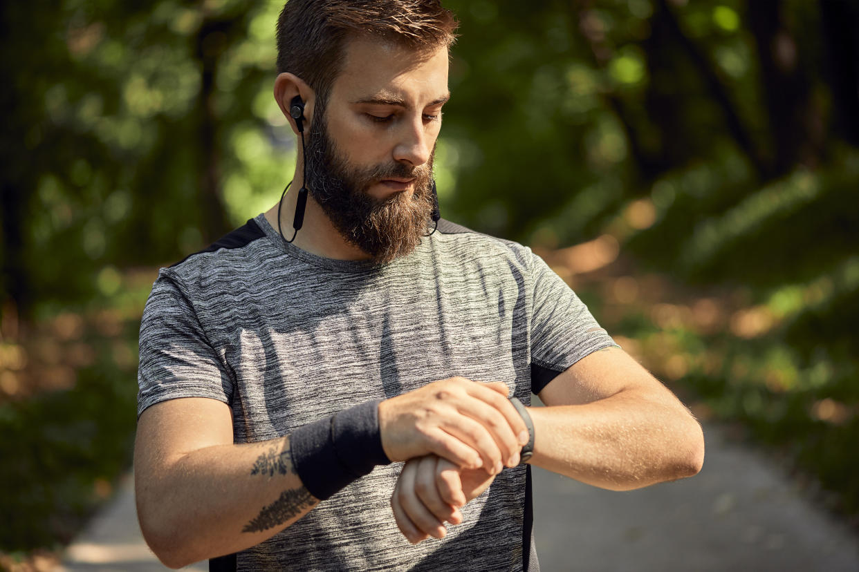 Whether it's for the gym or outside, the perfect pair of wireless earbuds can make all the difference to your fitness performance. (Getty Images)