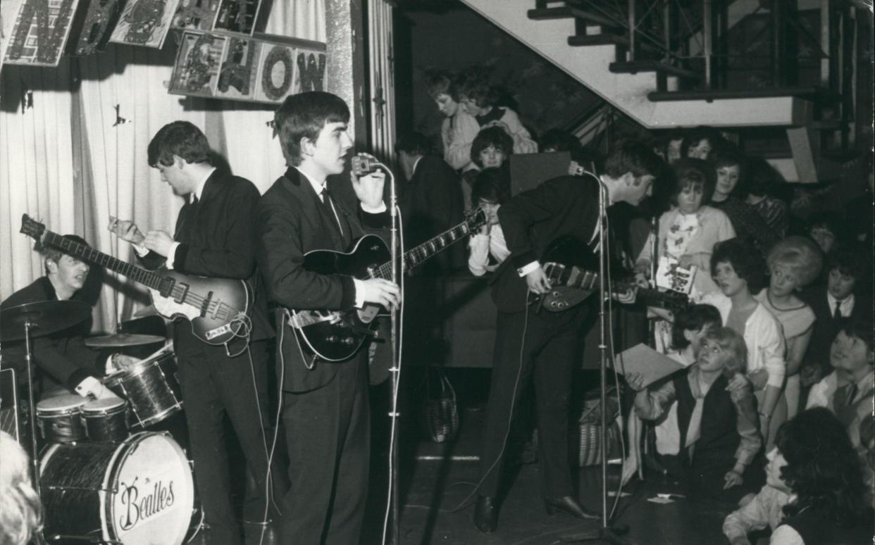 The Beatles at the Cavern Club, Liverpool, 1963 - Alamy