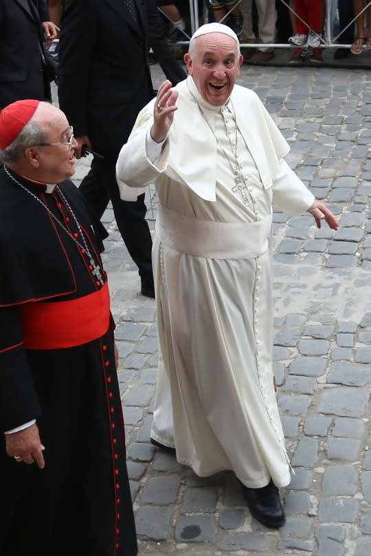 Pope Francis in Cuba on September 20, 2015