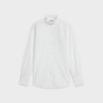 <p><a class="link " href="https://www.celine.com/en-gb/celine-shop-women/ready-to-wear/shirts-and-blouses/classic-shirt-in-cotton-poplin-2C159091F.01BC.html" rel="nofollow noopener" target="_blank" data-ylk="slk:SHOP NOW;elm:context_link;itc:0;sec:content-canvas">SHOP NOW</a></p>