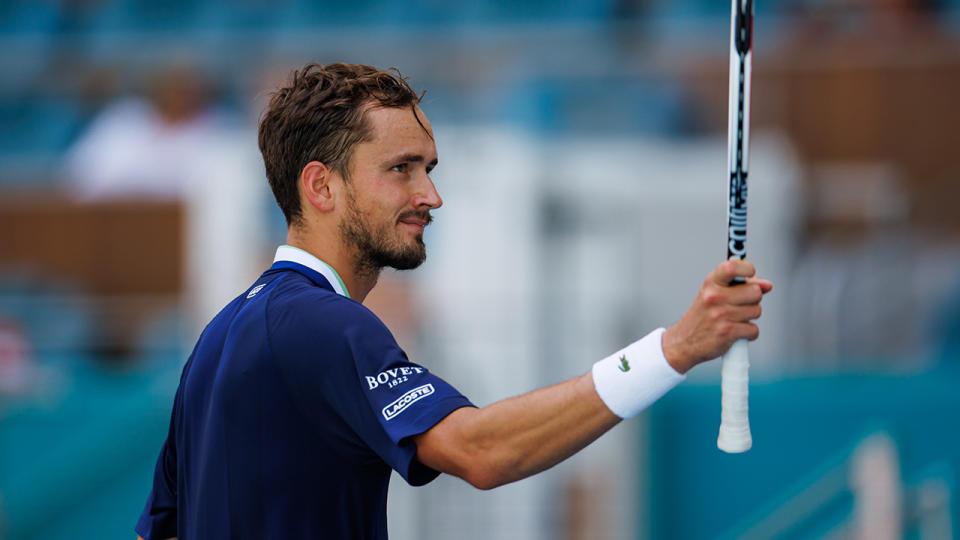 Daniil Medvedev briefly held the world No.1 spot earlier this year after making it to the Australian Open final. (Photo by TPN/Getty Images)