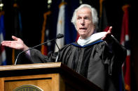 <p>Keeping his comedic touch, the <em>Barry </em>star told students at the New England Institute of Technology on May 1, "This brain didn't get geometry — and not only is it okay, I never used it. No one ever said, 'Hey, an isosceles triangle is going to help you with this part.' "</p>