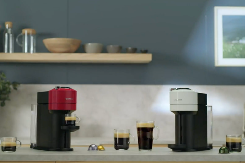 Avec 5 tailles de tasses, la Nespresso Vertuo a conquis tous les amateurs de café (Nespresso)