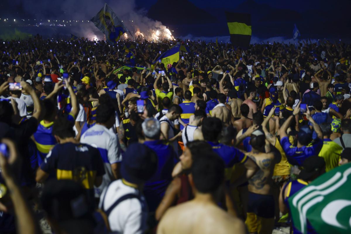 Banderazo La Fiesta De Los Hinchas De Boca En Una Tarde Noche Para El Recuerdo Antes De La 