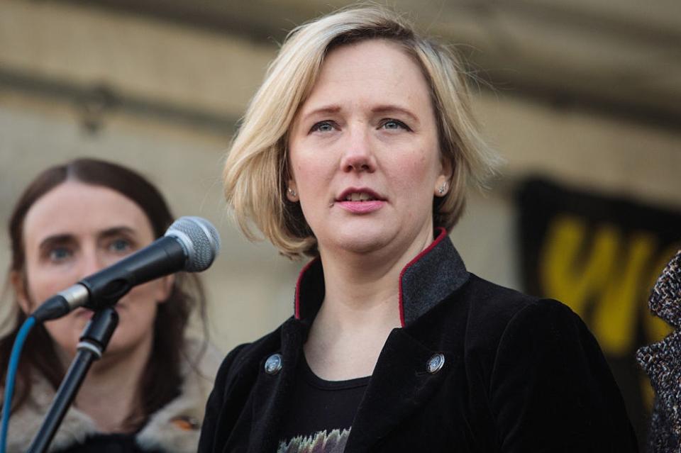 Frustrated: Labour MP for Walthamstow, Stella Creasy, speaks in Trafalgar Square in January 2017 (Getty Images)