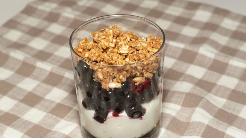 runners breakfast, spread of breakfast options