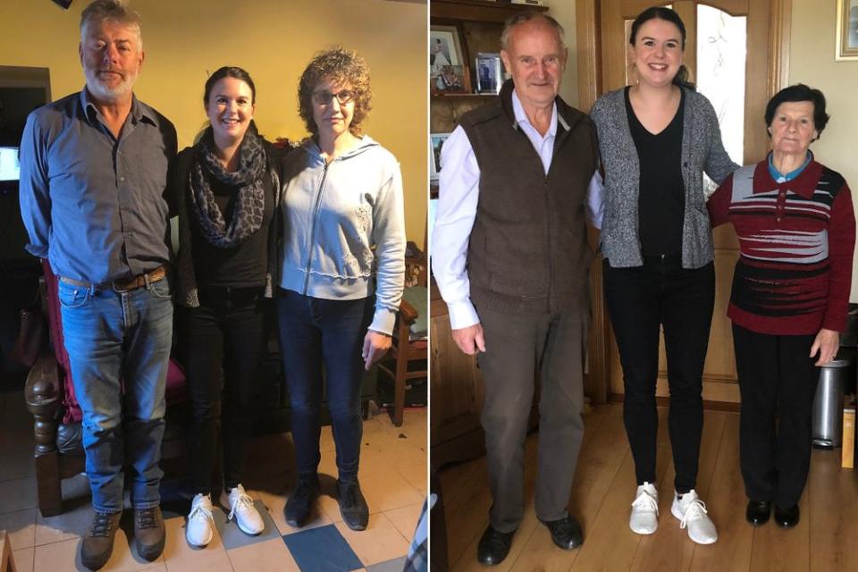 Colleen Kratofil with cousins, John and Judy Burke (left) and PJ and Ann Carlon (right). | Colleen Kratofil