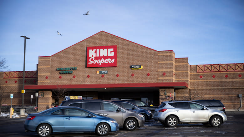 King Soopers grocery store and parking lot