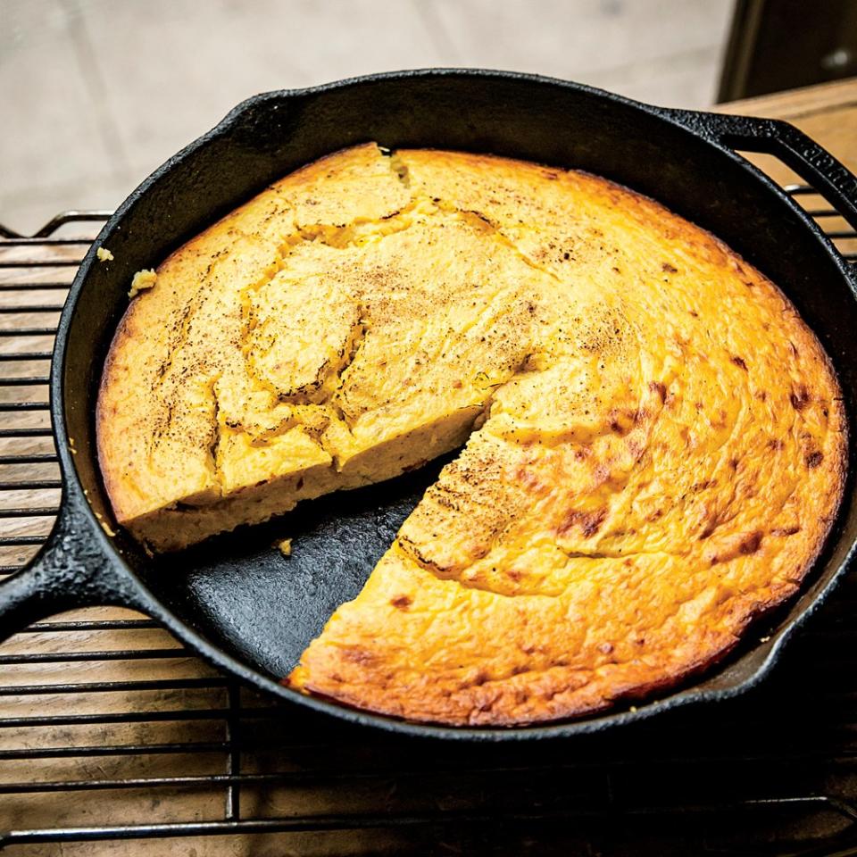 Buttermilk Spoonbread with Spaghetti Squash