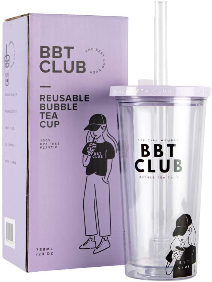 Bubble Tea Club's Reusable Boba Cup, about $32.50 from Amazon. Photo: Amazon.