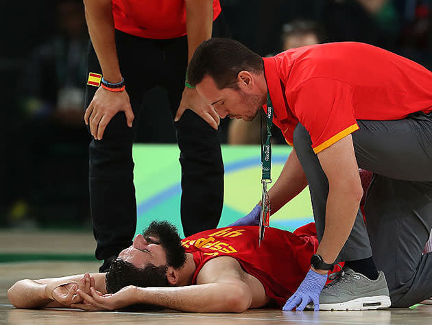 Mirotic averaged 11.8 points and 5.6 rebounds in eight Olympic games. (Getty Images)