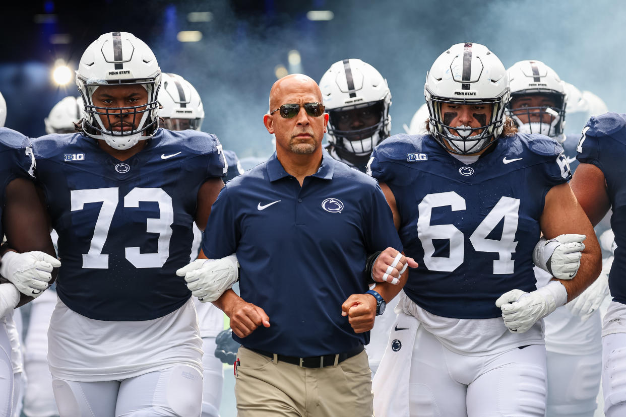 Penn State is 84-36 under James Franklin, but are just 4-14 against Ohio State and Michigan. (Photo by Scott Taetsch/Getty Images)