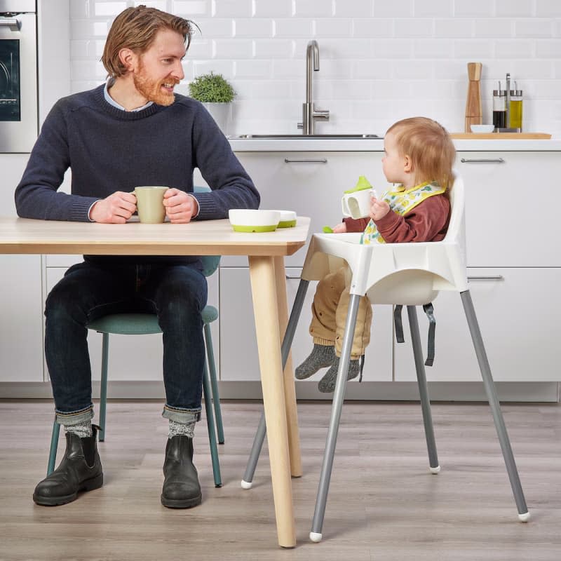 product image of ANTILOP high chair - man and baby sitting at table