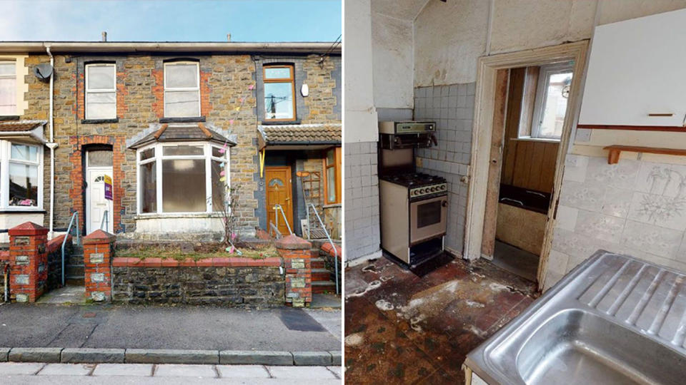 Despite having a starting bid under $A500, a three-bedroom home in Wales might fetch quite a bit more when it goes to auction. Source: Paul Fosh Auction