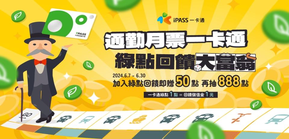 ▲圖說：TPASS&MeNGo月票一卡通用戶加入綠點持續累積賺點數折抵儲值金。