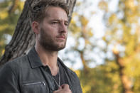 <p>Justin Hartley as Kevin in NBC’s <i>This Is Us</i>.<br> (Photo: Ron Batzdorff/NBC) </p>