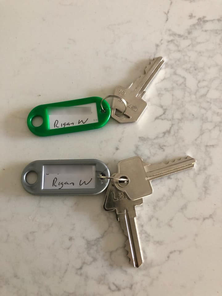 At least 30 keys were dispersed across the Sunshine Coast. Source: Supplied