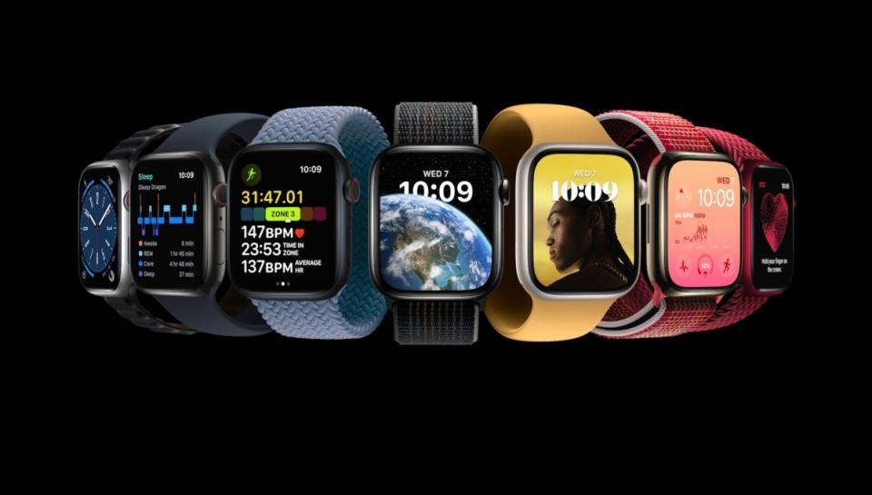 Apple Watch Series 8加入溫度量測功能，同步新增車輛碰撞偵測功能與低耗電模式