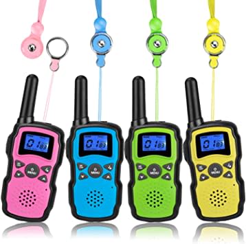 Wishouse Walkie Talkie for Kids, 4 Pack