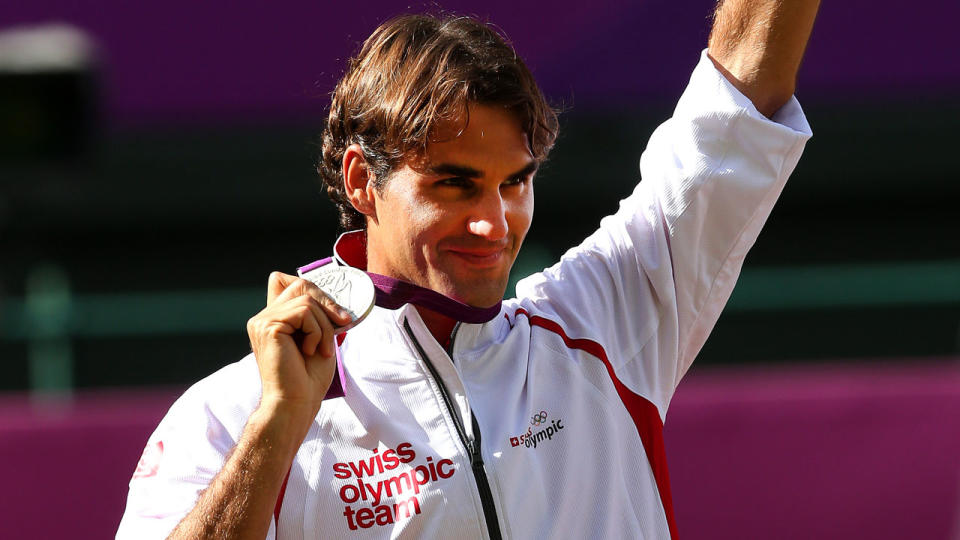 Singles gold is the only major title to elude Roger Federer in his illustrious career. Pic: Getty