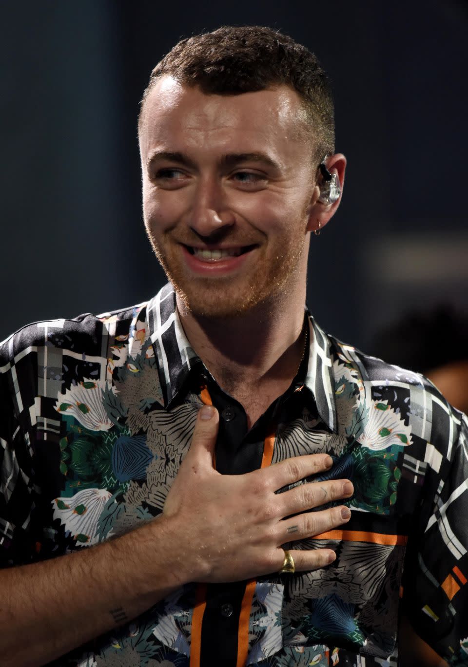 Sam Smith (performing here in London) gushed about the Australian YES vote in a series of tweets. Source: Getty