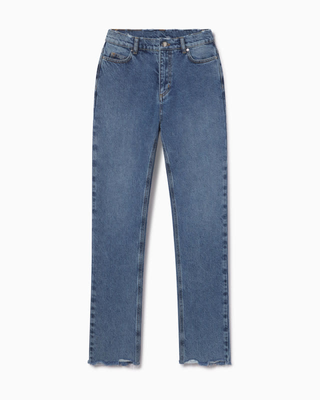 <p>Khy Classic Straight Leg Denim Light Wash, $98, <a href="https://www.khy.com/products/classic-straight-leg-denim-light-wash" rel="nofollow noopener" target="_blank" data-ylk="slk:available here;elm:context_link;itc:0;sec:content-canvas" class="link ">available here</a> (sizes 23-34)</p>