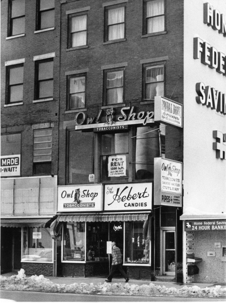 The Owl Shop, in 1977