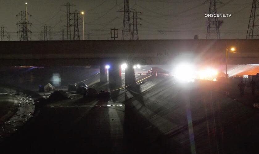 Downey, CA, July 7, 2024: On July 6, 2024, at approximately 8:50 pm, Downey Officers responded to a call of shots fired on the west side of the Rio San Gabriel riverbed and the 105 freeway. Upon arriving, officers discovered three males suffering from gunshot wounds. The Downey Fire Department responded and pronounced the three males deceased at the scene. This appears to be an isolated incident. This is an ongoing investigation.