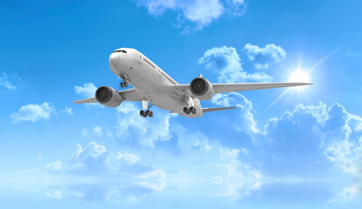 U.S. airlines carry more than 800 million passengers per year. <a href="https://www.gettyimages.com/detail/photo/airplane-isolated-on-sky-3d-rendering-royalty-free-image/1147868750?phrase=airplanes" rel="nofollow noopener" target="_blank" data-ylk="slk:Lasha Kilasonia/iStock via Getty Images Plus;elm:context_link;itc:0;sec:content-canvas" class="link ">Lasha Kilasonia/iStock via Getty Images Plus</a>