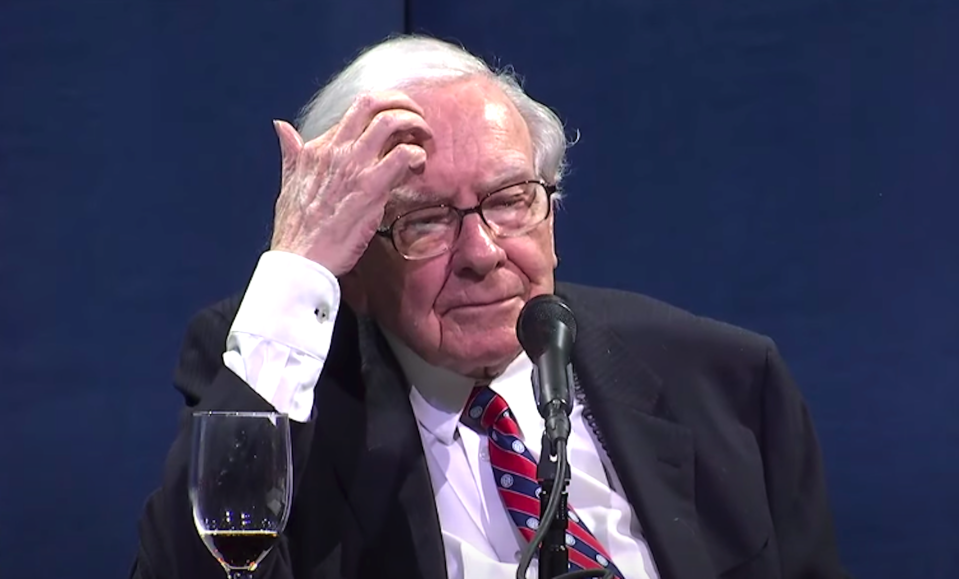 Warren Buffett, chairman and CEO of Berkshire Hathaway (Yahoo Finance)