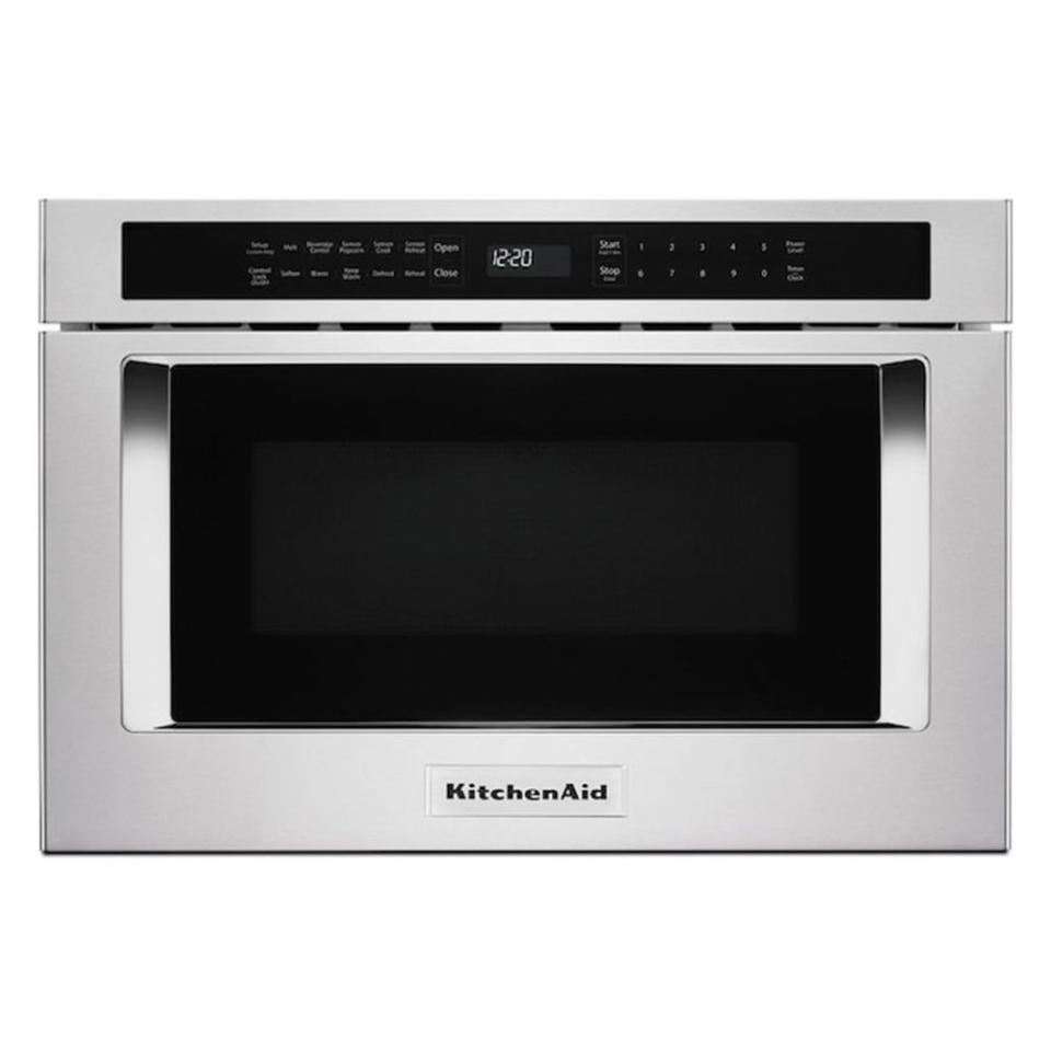 <p><a href="https://go.redirectingat.com?id=74968X1596630&url=https%3A%2F%2Fwww.lowes.com%2Fpd%2FKitchenAid-Microwave-Drawer-Stainless-Steel-Common-Actual-23-875-in%2F1000364409&sref=https%3A%2F%2Fwww.bestproducts.com%2Fappliances%2Fsmall%2Fg41391907%2Fbest-microwave-drawers%2F" rel="nofollow noopener" target="_blank" data-ylk="slk:Shop Now;elm:context_link;itc:0;sec:content-canvas" class="link ">Shop Now</a></p><p>1.2-Cubic-Foot Microwave Drawer</p><p>lowes.com</p><p>$1749.00</p>