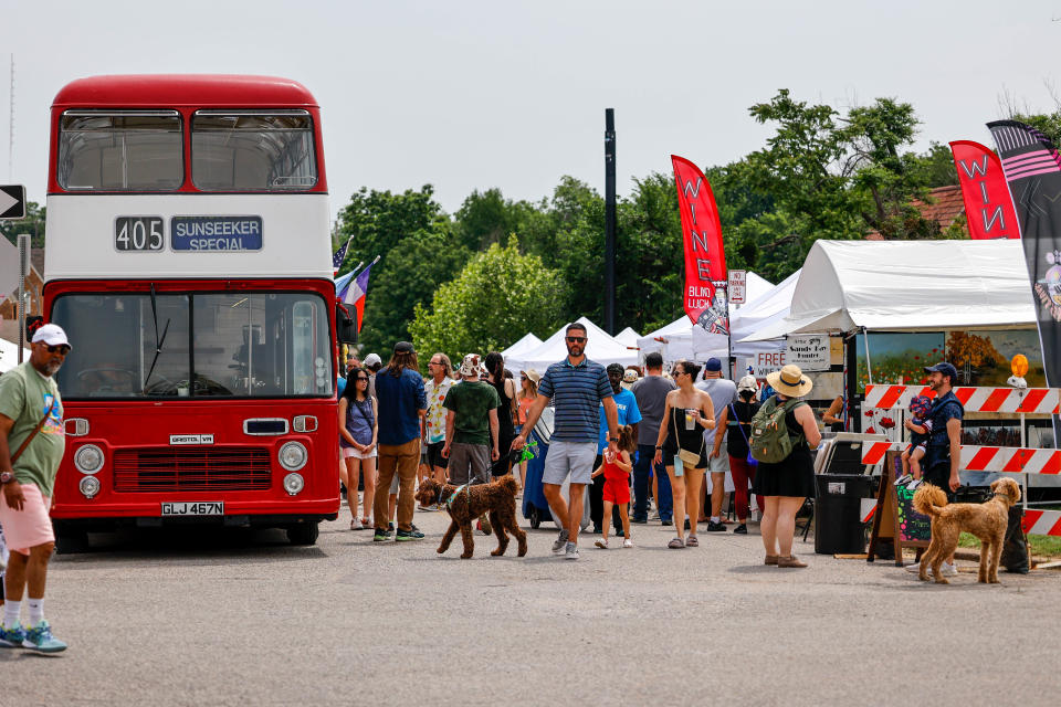 Hundreds of people attend the Paseo Art Festival in Oklahoma City, on Saturday, May 27, 2023.